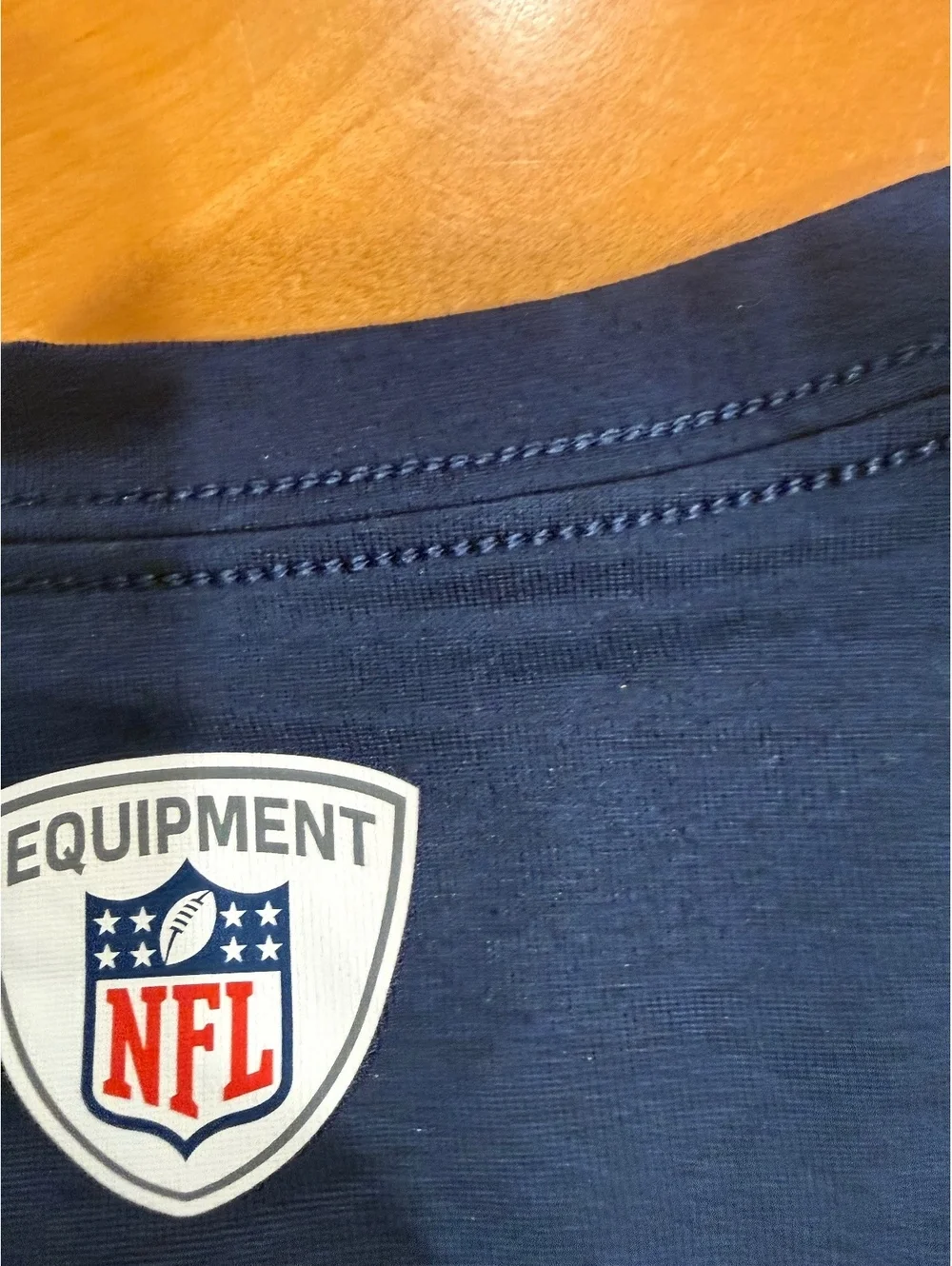 Nike Dri-FIT Denver Broncos NFL Training Shirt Men’s Large Blue Short Sleeve